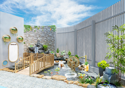 深圳市福田區(qū)機關(guān)第二幼兒園（假山水景、攀爬墻）