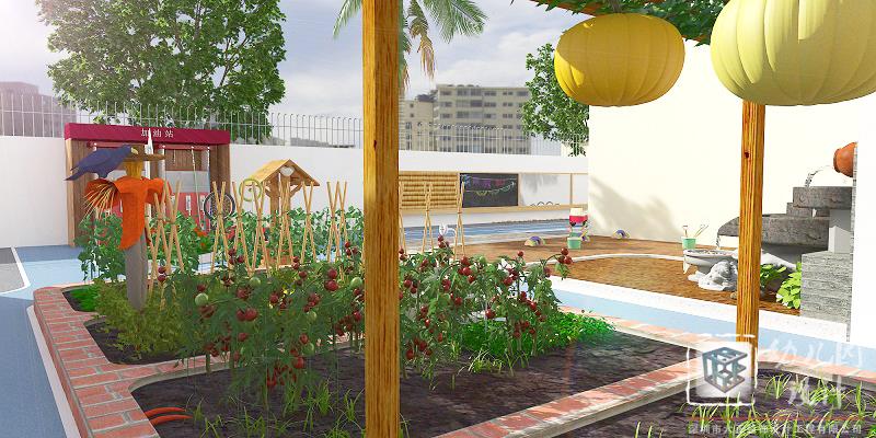 深圳市坪地育英幼兒園（2022）室內(nèi)設(shè)計_戶外后操場改造