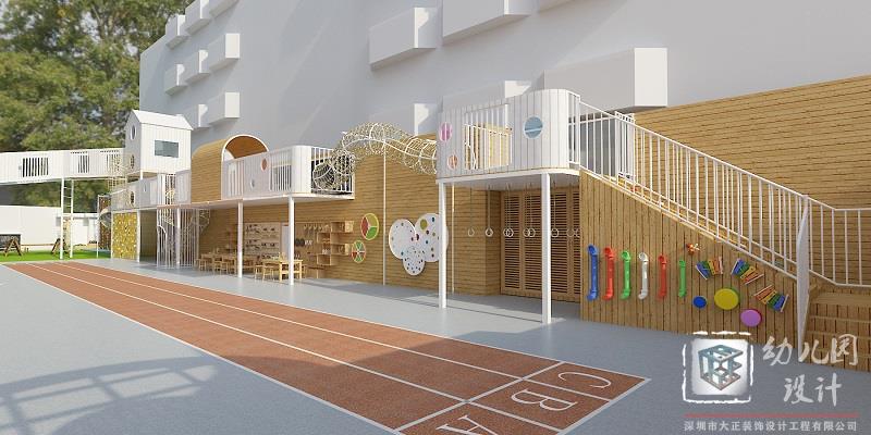 深圳小型幼兒園裝修_幼兒園操場跑道設計需要注意什么？