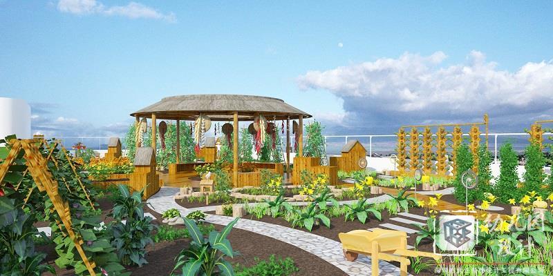 幼兒園設(shè)計(jì)之樓頂天臺(tái)種植園的意義