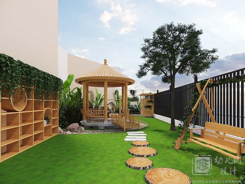 深圳市龍崗區(qū)茵悅之生幼兒園（戶外整體+大門(mén)+雨棚）