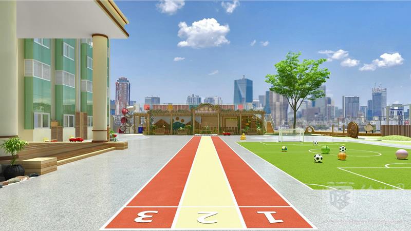 深圳市龍崗區(qū)甘坑第一幼兒園（戶外大門、操場）