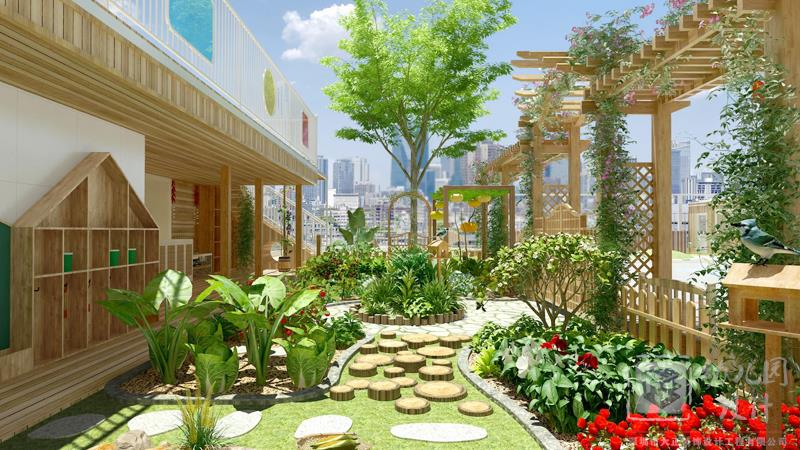 深圳市龍崗區(qū)甘坑第一幼兒園（戶外大門、操場）