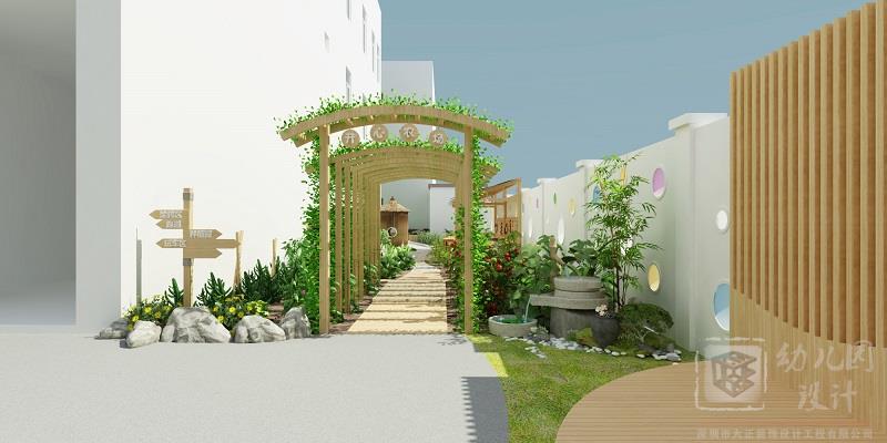 深圳市寶安區(qū)西鄉(xiāng)南昌幼兒園設(shè)計案例（種植園、圍墻）