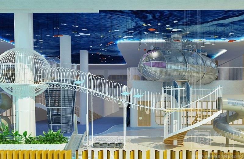 幼兒園大型玩具_室內潛水艇游樂場的奇妙之旅