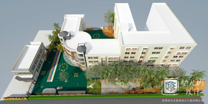 深圳市龍華新區(qū)展華幼兒園設計效果圖