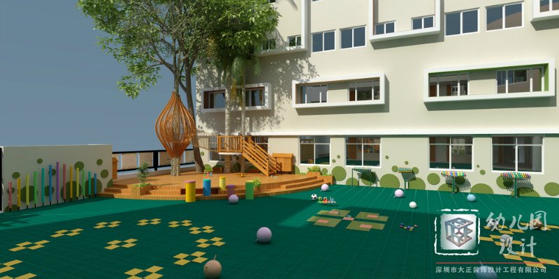 深圳市龍華新區(qū)展華幼兒園設計效果圖