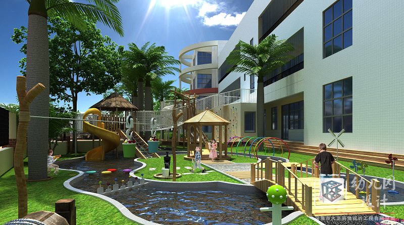 深圳市龍崗區(qū)怡美山莊幼兒園設(shè)計(jì)施工 2021（戶外操場(chǎng)、大型玩具）